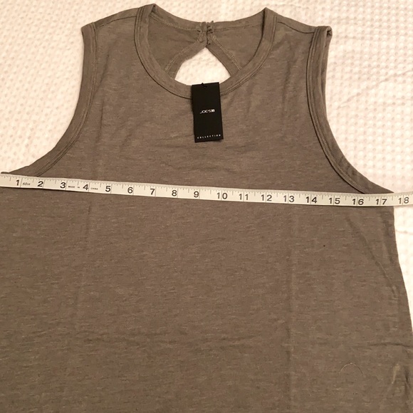 🆕JOE’S JEANS Luna Keyhole Back Olive Tank S M L - Picture 3 of 11